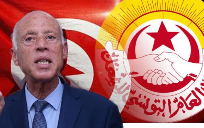 قيس سعيد والإتحاد التونسي للشغل