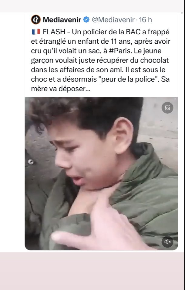 بسبب شكوك خاطئة:  ضابط شرطة فرنسي يخنق طفل ال11 سنة – فيديو-