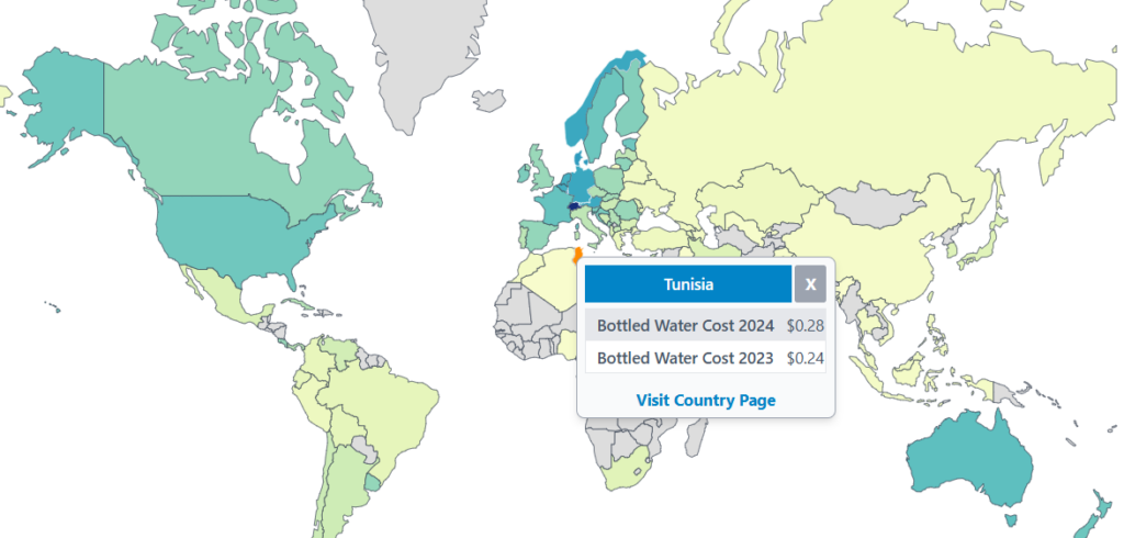 Tunisie Telegraph — الأولى تقرير دولي أسعار المياه المعبأة في تونس أغلى من عدد من الدول النفطية