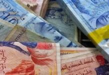 ما الذي حصل للدينار التونسي خلال شهر جويلية