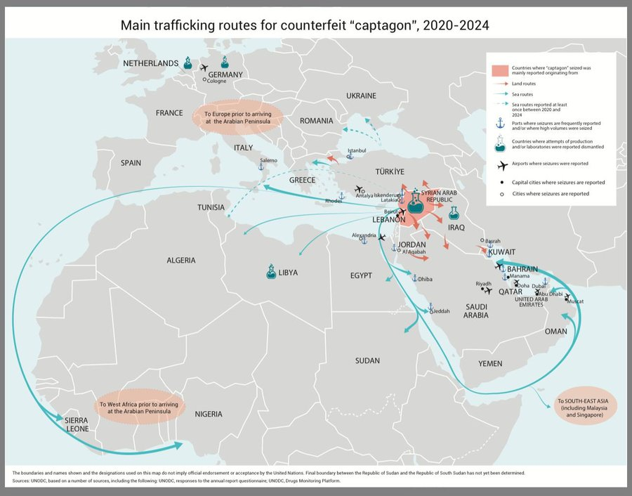 — مسارات الكبتاغون الجديدة... أين تقع تونس