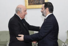 الرئيس تبون يستقبل وزير الخارجية السوري