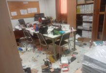 تخريب وسرقة في إعدادية الغزالة برواد.. صور
