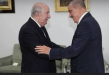 تبون يستقبل وزير الخارجية التونسي