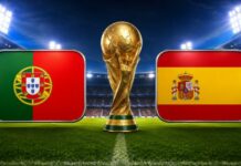 القناة المفتوحة الناقلة لمباراة البرتغال و إسبانيا اليوم في كأس العالم القناة المفتوحة الناقلة لمباراة البرتغال وإسبانيا